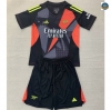 Cfb3 Camiseta futbol Arsenal Niños Equipación Portero Negro 2024/2025