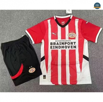 Cfb3 Camiseta futbol PSV Eindhoven Niños 1ª Equipación 2024/2025