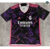 Cfb3 Camiseta futbol Real Madrid Equipación pre-match Negro/Púrpura 2024/2025