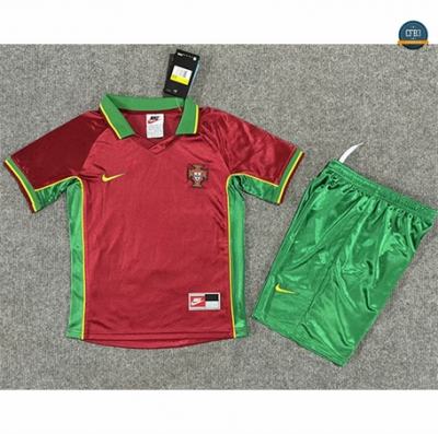 Crear Camiseta futbol Retro 1998 Portugal Niño 1ª Equipación