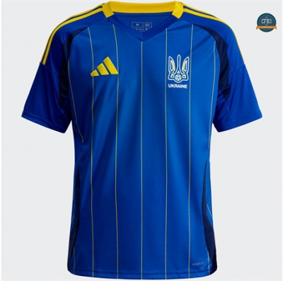 Hacer Camiseta futbol Ucrania 2ª Equipación Azul 2024/2025