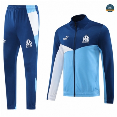 Nuevas Chaqueta Chándal Fútbol Marsella Equipación azul 2024/2025