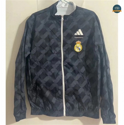 Venta Rompevientos reversible Real Madrid Equipación negro 2024/2025