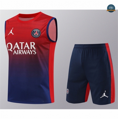 Nuevas Camiseta entrenamiento sin mangas Paris Saint Germain rojo 2024/2025