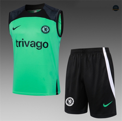 Buscar Camiseta entrenamiento sin mangas Chelsea verde 2024/2025
