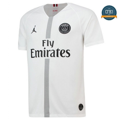 Camiseta PSG Jordan 2ª Equipación Blanco 2018