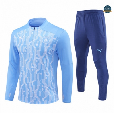 Nuevas Chándal Fútbol Manchester City Equipación 2024/2025 azul claro