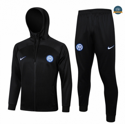 Comprar Chaqueta Chándal Fútbol Inter Milan Niño Equipación Sombrero 2024/2025 negro