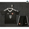 Cfb3 Camiseta futbol Bayern Munich Niños Equipación Portero Negro 2024/2025