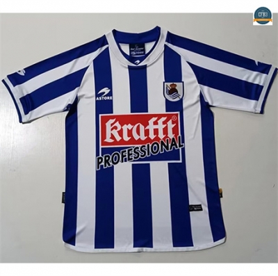 Cfb3 Camiseta futbol Retro 2002-03 Real Sociedad 1ª Equipación