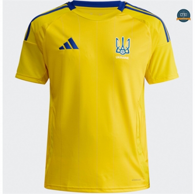 Outlet Camiseta futbol Ucrania 1ª Equipación Amarillo 2024/2025