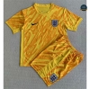 Cfb3 Camiseta futbol Inglaterra Niño Portero Equipación Amarillo 2024/2025