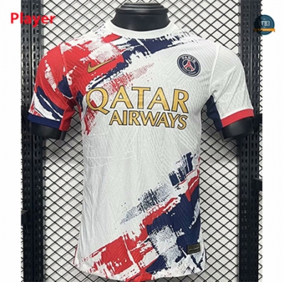 Cfb3 Camiseta futbol Player Version Paris Saint Germain Equipación especial Blanco 2024/2025