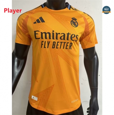 Cfb3 Camiseta futbol Player Version Real Madrid Tercera Equipación Naranja 2024/2025