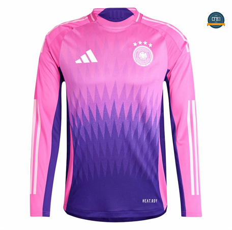 Cfb3 Camiseta futbol Alemania Segunda Equipación Manga Larga 2024/2025