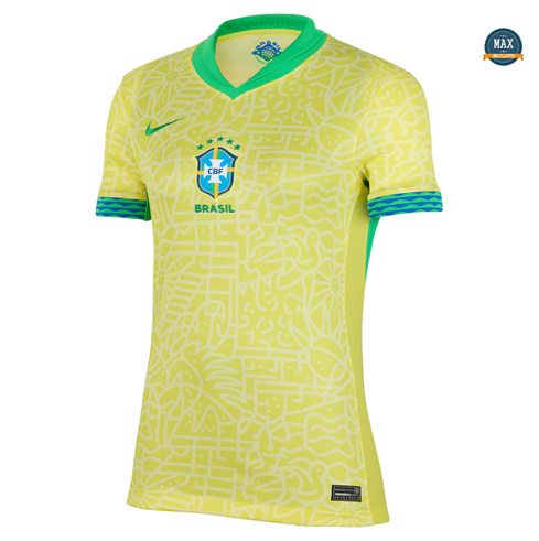 Cfb3 Camiseta futbol Brasil Mujer Primera Equipación 2024/2025