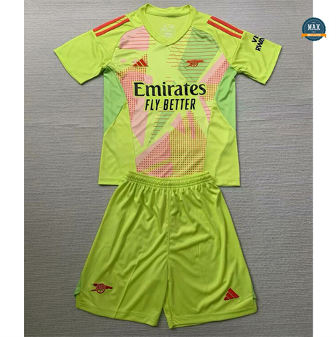 Cfb3 Camiseta futbol Arsenal Niño Portero Equipación Verde 2024/2025