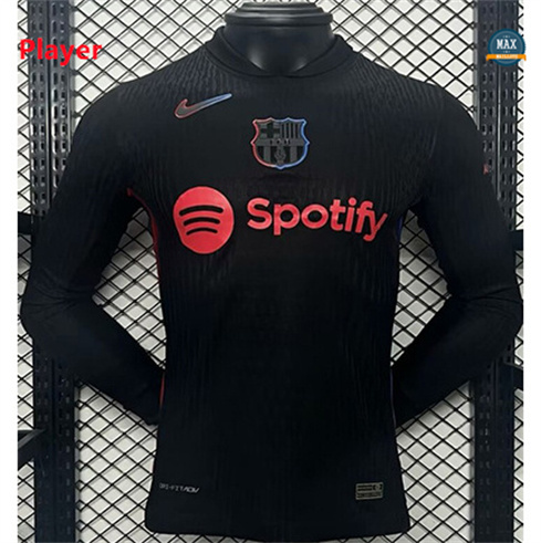 Cfb3 Camiseta futbol Player Version Barcelona Segunda Equipación Manga Larga 2024/2025