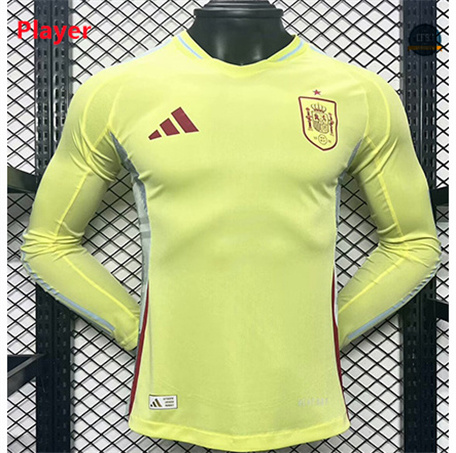 Cfb3 Camiseta futbol Player Version España Segunda Equipación Manga Larga 2024/2025