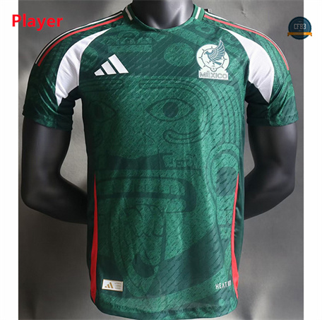 Cfb3 Camiseta futbol Player Version Mexico Edición Especial Equipación Verde 2024/2025