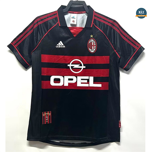 Cfb3 Camiseta futbol Retro 1998-99 AC Milan Tercera Equipación