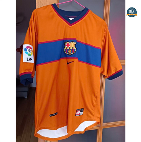 Cfb3 Camiseta futbol Retro 1998-00 Barcelona Tercera Equipación