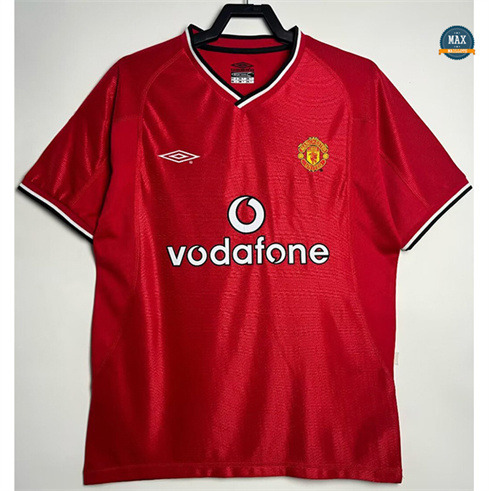 Cfb3 Camiseta futbol Retro 2000-02 Manchester United Primera Equipación