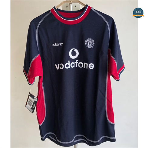 Cfb3 Camiseta futbol Retro 2001-02 Manchester United Tercera Equipación