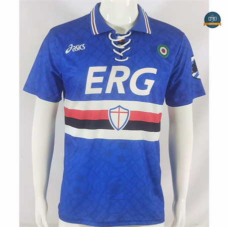 Cfb3 Camiseta futbol Retro 1994-95 Sampdoria Primera Equipación