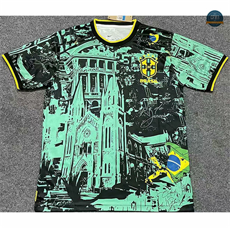 Hacer Camiseta Brasil Equipación Edición especial Verde 2024/2025