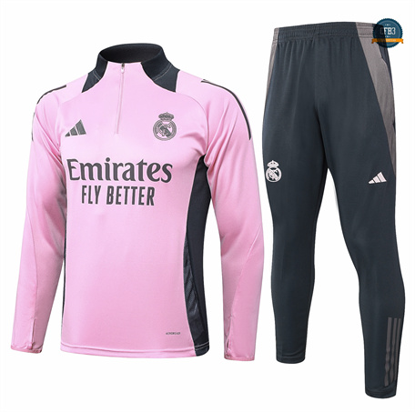 Diseño Chándal Real Madrid Niños Equipación rosa 2024/2025