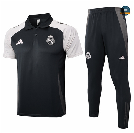 Nuevas Camiseta entrenamiento Real Madrid polo + Pantalones gris 2024/2025