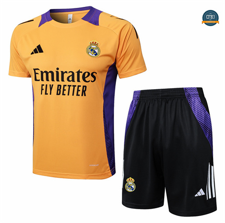 Venta Camiseta entrenamiento Real Madrid + Pantalón naranja 2024/2025