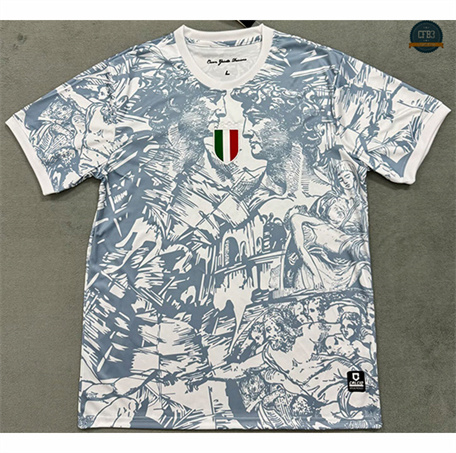 Hacer Camiseta Italia Equipación Training Gris 2024/2025