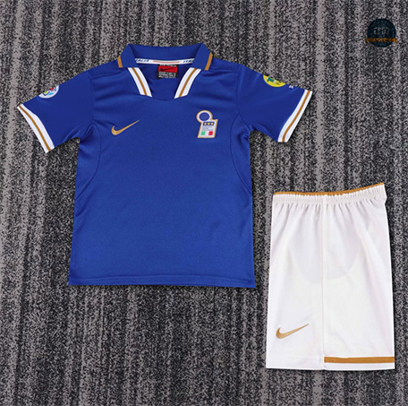 Outlet Camiseta Retro 1996 Italia Niño 1ª Equipación