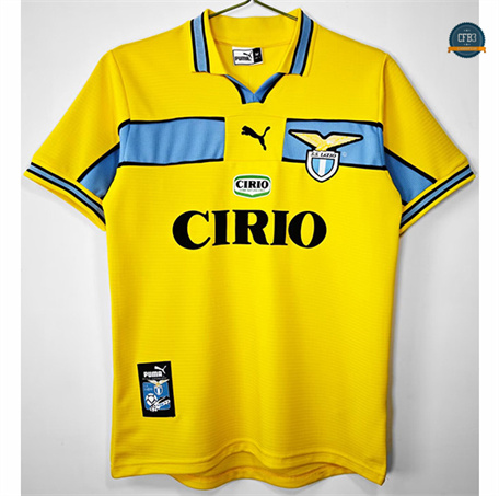 Hacer Camiseta Retro 1998-99 Lazio Equipación Jaune