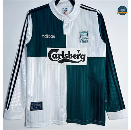 Crear Camiseta Retro 1995-96 Liverpool 2ª Equipación Manga Larga