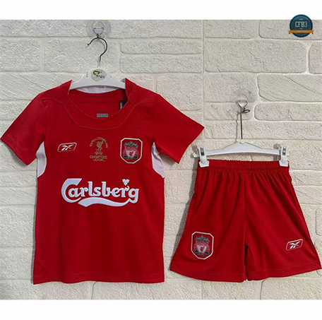 Ofertas Camiseta Retro 2005-06 Liverpool Niño 1ª Equipación