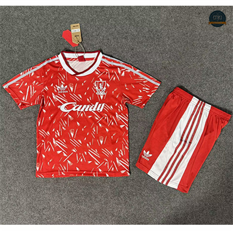 Hacer Camiseta Retro 1989-91 Liverpool Niño 1ª Equipación