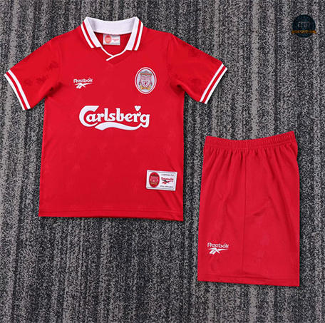 Outlet Camiseta Retro 1996-97 Liverpool Niño 1ª Equipación