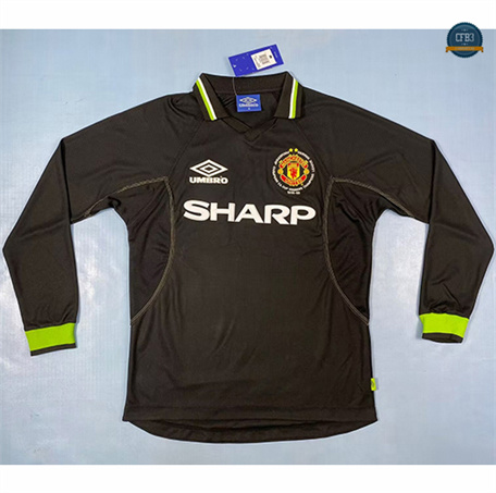 Ofertas Camiseta Retro 1998-99 Manchester United 2ª Equipación Manga Larga