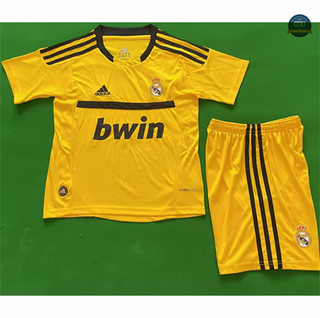 Hacer Camiseta Retro 2011-12 Real Madrid Niño Equipación Amarillo