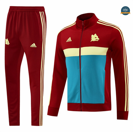 Venta Chaqueta Chándal Fútbol AS Roma Equipación 2024/2025 rojo