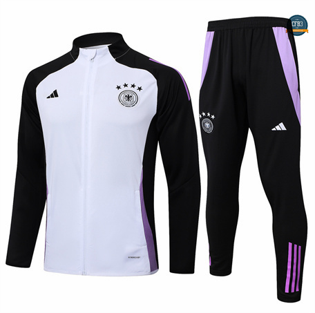 Buscar Chaqueta Chándal Fútbol Alemania Equipación 2024/2025 Blanco