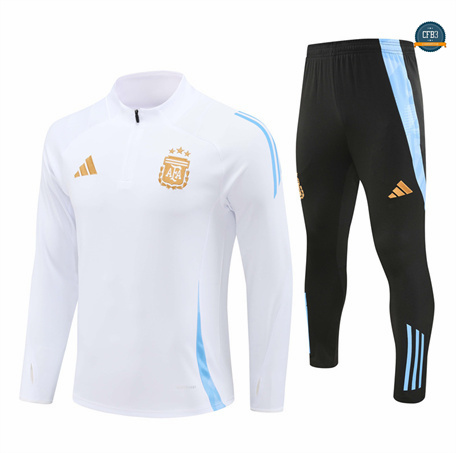 Nuevas Chándal Fútbol Argentina Equipación 2024/2025 Blanco