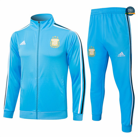 Crear Chaqueta Chándal Fútbol Argentina Equipación 2024/2025 Azul