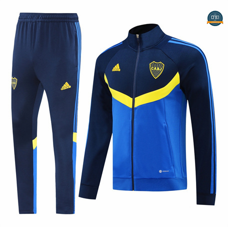 Crear Chaqueta Chándal Fútbol Boca Juniors Equipación 2024/2025 Azul