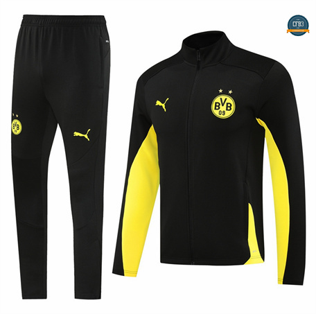 Nuevas Chaqueta Chándal Fútbol Borussia Dortmund Equipación 2024/2025 negro