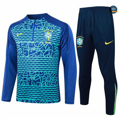 Nuevas Chándal Fútbol Brasil Equipación 2024/2025 Azul marino