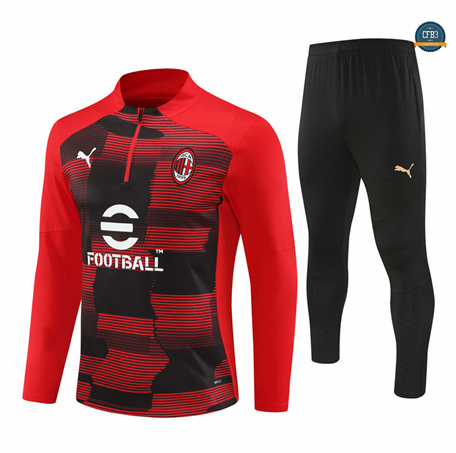 Ofertas Chándal Fútbol AC Milan Niño Equipación 2024/2025 rojo